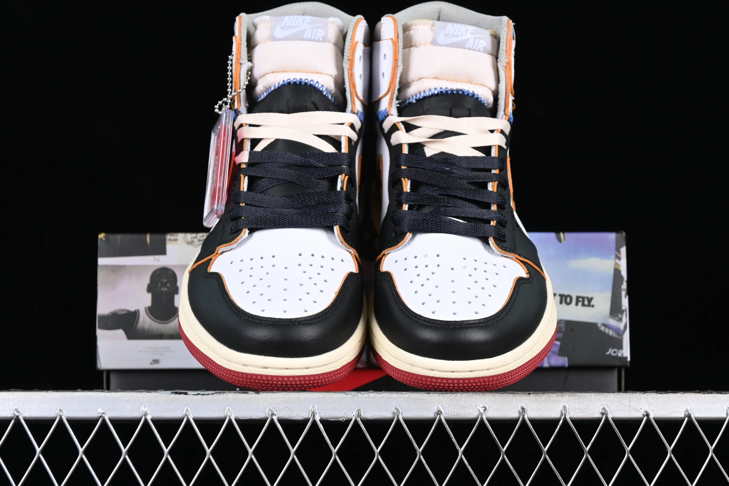 All categories Air Jordan Jordan series basketball shoes Air Jordan 1 High Union x Air Jordan 1 Retro High PK NRG Black Friday BV1300-106